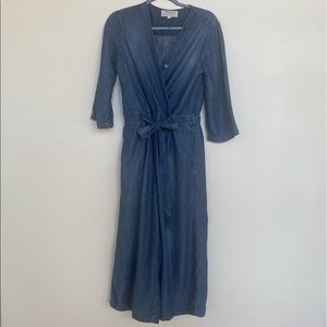 Cloth & Stone / Anthropology Denim Jumpsuit